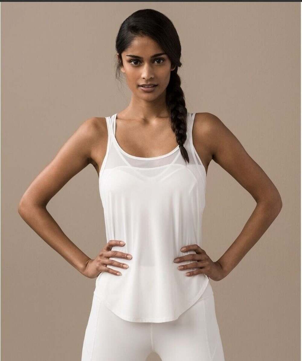 Lululemon Women’s Size 2 ? White 'Anew Singlet' Tank